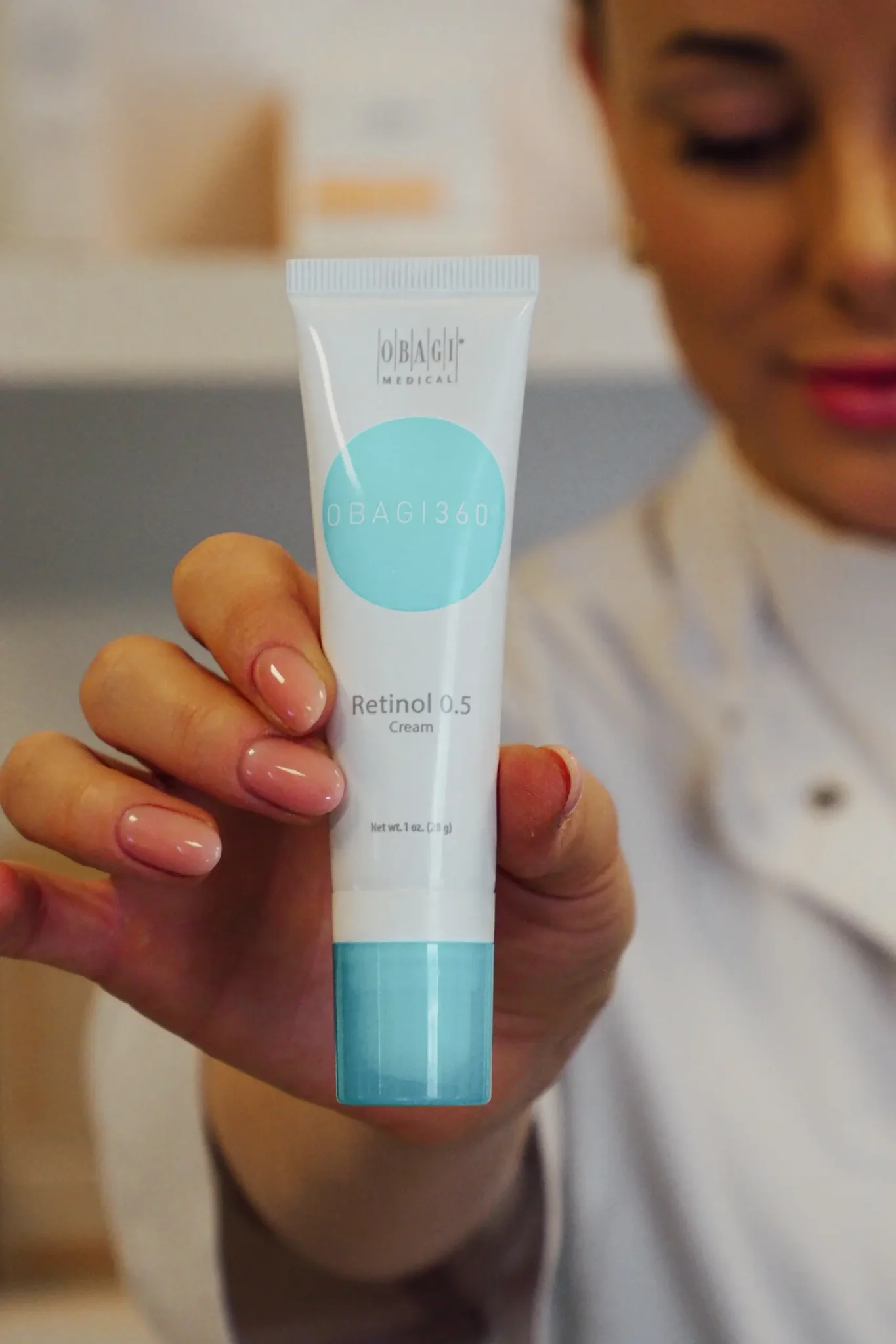 Obag Retinol huidverzorgingsproduct bij MVR Huid- en Lasertherapie in Boxmeer